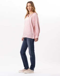 Blouse En Viscose GIOIA 831 Blush -Pyjama Chic Femme Magasin blouse en viscose gioia 831 blush 4