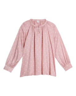 Blouse En Viscose GIOIA 831 Blush -Pyjama Chic Femme Magasin blouse en viscose gioia 831 blush 6