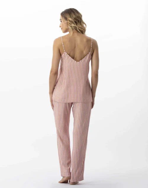 Caraco Rayé En 100% Viscose BIRKIN 730 Dragée -Pyjama Chic Femme Magasin caraco raye en 100 viscose birkin 730 dragee 5