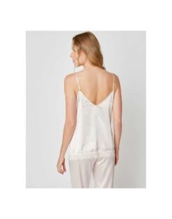 Caraco Soie 230 Poudre -Pyjama Chic Femme Magasin caraco soie 230 poudre 2