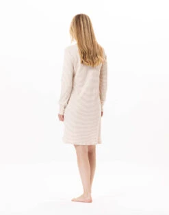 Chemise De Nuit En CotonGARANCE 801 Doré/Ecru 12 Chemise De Nuit En CotonGARANCE 801 Doré/Ecru -Pyjama Chic Femme Magasin chemise de nuit en coton garance 801 dore ecru 5