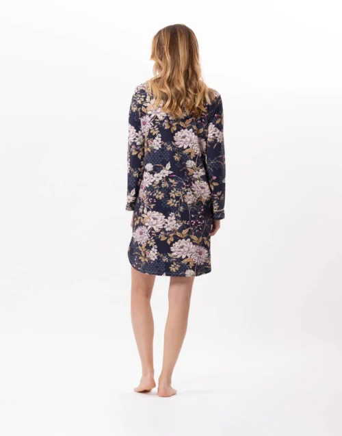 Chemise De Nuit En Coton GLORIA 801 Multico -Pyjama Chic Femme Magasin chemise de nuit en coton gloria 801 multico 4