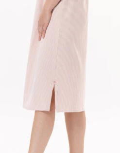 Chemise De Nuit En Coton JEANNETTE 911 Sable -Pyjama Chic Femme Magasin chemise de nuit en coton jeannette 911 sable 4