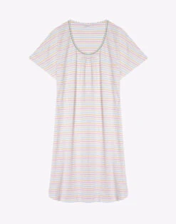 Chemise De Nuit En Coton MARIUS 901 Multico -Pyjama Chic Femme Magasin chemise de nuit en coton marius 901 multico 6