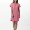 Chemise De Nuit En Coton Modal RIVIERA 711 Fraise