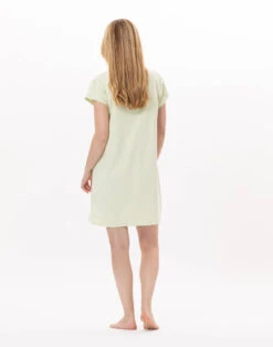 Chemise De Nuit En Coton PITCHOUN 901 Vert D'eau 10 Chemise De Nuit En Coton PITCHOUN 901 Vert D'eau -Pyjama Chic Femme Magasin chemise de nuit en coton pitchoun 901 vert d eau 4