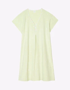 Chemise De Nuit En Coton PITCHOUN 901 Vert D'eau 11 Chemise De Nuit En Coton PITCHOUN 901 Vert D'eau -Pyjama Chic Femme Magasin chemise de nuit en coton pitchoun 901 vert d eau 5