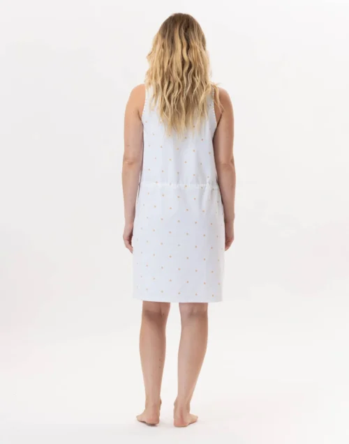 Chemise De Nuit En Coton PITCHOUN 907 Sable -Pyjama Chic Femme Magasin chemise de nuit en coton pitchoun 907 sable 4