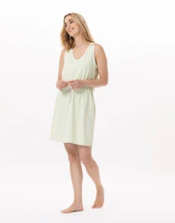 Chemise De Nuit En Coton PITCHOUN 907 Vert D'eau 9 Chemise De Nuit En Coton PITCHOUN 907 Vert D'eau -Pyjama Chic Femme Magasin chemise de nuit en coton pitchoun 907 vert d eau 3