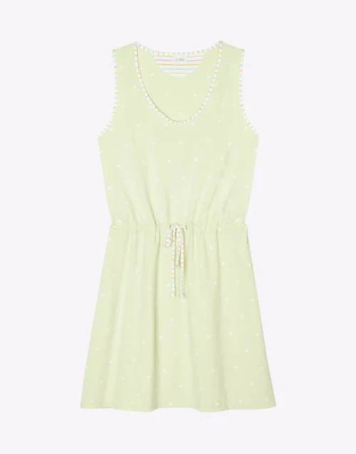 Chemise De Nuit En Coton PITCHOUN 907 Vert D'eau 11 Chemise De Nuit En Coton PITCHOUN 907 Vert D'eau -Pyjama Chic Femme Magasin chemise de nuit en coton pitchoun 907 vert d eau 5