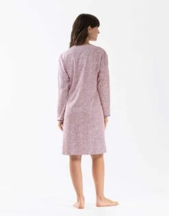 Chemise De Nuit En Jersey Rose FOREVER 601 Rose 10 Chemise De Nuit En Jersey Rose FOREVER 601 Rose -Pyjama Chic Femme Magasin chemise de nuit en jersey rose forever 601 rose 4