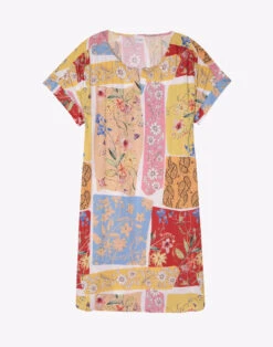 Chemise De Nuit En Viscose ESTEREL 901 Rose -Pyjama Chic Femme Magasin chemise de nuit en viscose esterel 901 rose 6