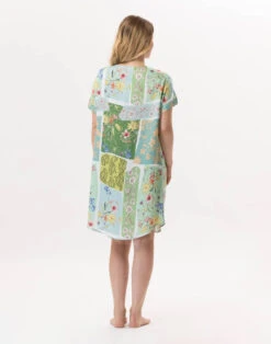 Chemise De Nuit En Viscose ESTEREL 901 Vert D'eau 10 Chemise De Nuit En Viscose ESTEREL 901 Vert D'eau -Pyjama Chic Femme Magasin chemise de nuit en viscose esterel 901 vert d eau 4