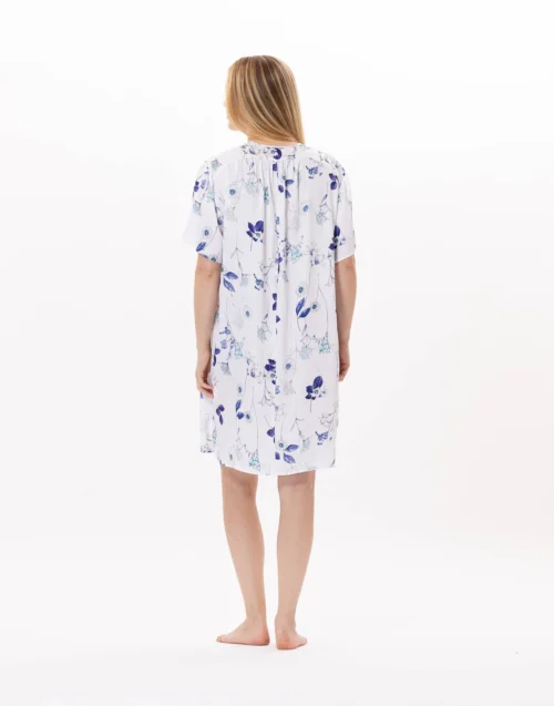Chemise De Nuit En Viscose VALENSOLE 921 Multico -Pyjama Chic Femme Magasin chemise de nuit en viscose valensole 921 multico 5