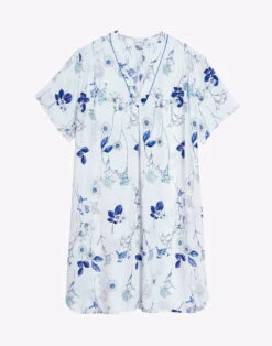 Chemise De Nuit En Viscose VALENSOLE 921 Multico -Pyjama Chic Femme Magasin chemise de nuit en viscose valensole 921 multico 6