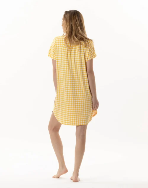Chemise De Nuit Imprimée En Viscose élasthanne ROSIE 701 Soleil -Pyjama Chic Femme Magasin chemise de nuit imprimee en viscose elasthanne rosie 701 soleil 5