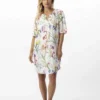Chemise De Nuit Imprimée Fleurs En 100% Viscose RIVIERA 701 Multico
