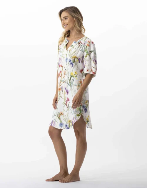 Chemise De Nuit Imprimée Fleurs En 100% Viscose RIVIERA 701 Multico 7 Chemise De Nuit Imprimée Fleurs En 100% Viscose RIVIERA 701 Multico -Pyjama Chic Femme Magasin chemise de nuit imprimee fleurs en 100 viscose riviera 701 multico 2