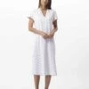 Chemise De Nuit Longue En Coton AMORE 711 Blanc
