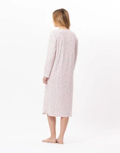 Chemise De Nuit Longue En Coton AURORE 811 Multico 10 Chemise De Nuit Longue En Coton AURORE 811 Multico -Pyjama Chic Femme Magasin chemise de nuit longue en coton aurore 811 multico 4