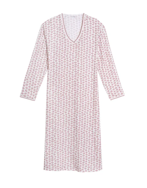 Chemise De Nuit Longue En Coton AURORE 811 Multico 11 Chemise De Nuit Longue En Coton AURORE 811 Multico -Pyjama Chic Femme Magasin chemise de nuit longue en coton aurore 811 multico 5