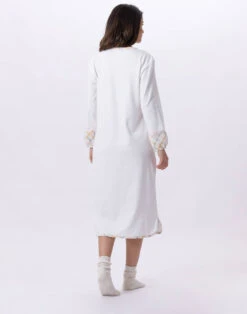 Chemise De Nuit Longue En CotonFELICITA 811Multico -Pyjama Chic Femme Magasin chemise de nuit longue en coton felicita 811 multico 4