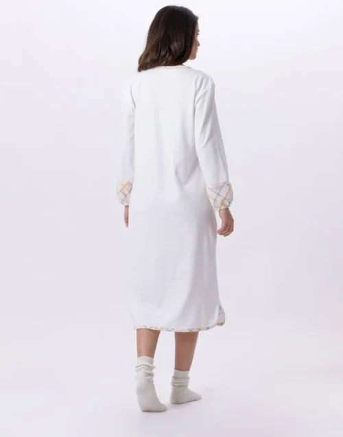 Chemise De Nuit Longue En CotonFELICITA 811Multico 10 Chemise De Nuit Longue En CotonFELICITA 811Multico -Pyjama Chic Femme Magasin chemise de nuit longue en coton felicita 811 multico 4