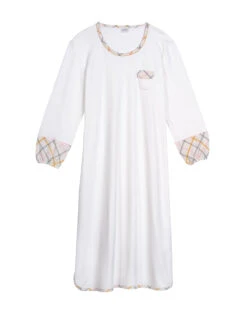 Chemise De Nuit Longue En CotonFELICITA 811Multico -Pyjama Chic Femme Magasin chemise de nuit longue en coton felicita 811 multico 5