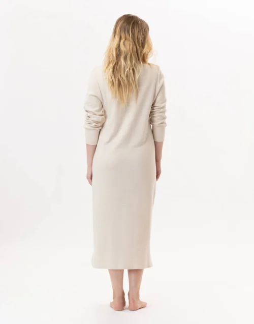 Chemise De Nuit Longue En CotonGARANCE 811 Doré/Ecru 10 Chemise De Nuit Longue En CotonGARANCE 811 Doré/Ecru -Pyjama Chic Femme Magasin chemise de nuit longue en coton garance 811 dore ecru 4