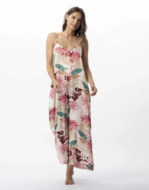 Combi Pantalon Imprimé Fleurs En 100% Viscose CAMÉLIA 720 Multico 11 Combi Pantalon Imprimé Fleurs En 100% Viscose CAMÉLIA 720 Multico -Pyjama Chic Femme Magasin combi pantalon imprime fleurs en 100 viscose camelia 720 multico 3