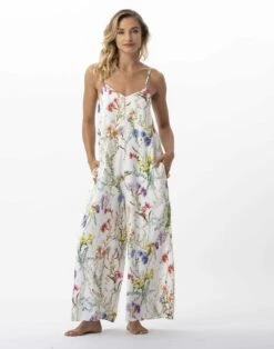 Combi Pantalon Imprimé Fleurs En 100% Viscose RIVIERA 720 Multico