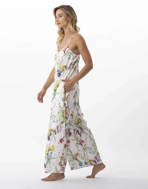 Combi Pantalon Imprimé Fleurs En 100% Viscose RIVIERA 720 Multico 10 Combi Pantalon Imprimé Fleurs En 100% Viscose RIVIERA 720 Multico -Pyjama Chic Femme Magasin combi pantalon imprime fleurs en 100 viscose riviera 720 multico 3