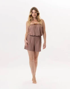 Combishort En Viscose RAMATUELLE 900 Sable