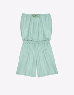 Combishort En Viscose RAMATUELLE 900 Vert D'eau -Pyjama Chic Femme Magasin combishort en viscose ramatuelle 900 vert d eau 5