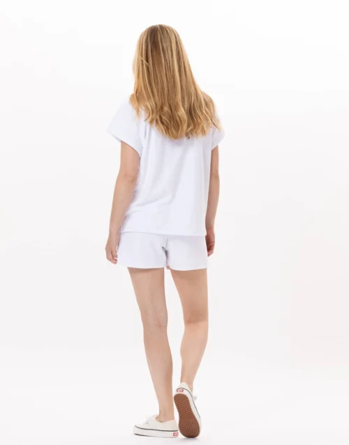 Ensemble Short En Coton VALENSOLE 920 Blanc -Pyjama Chic Femme Magasin ensemble short en coton valensole 920 blanc 7