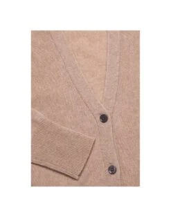Gilet Boutonné 100% CACHEMIRE Camel