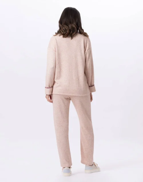 Jogging En Maille Tricot ALPAGA 802 Beige 12 Jogging En Maille Tricot ALPAGA 802 Beige -Pyjama Chic Femme Magasin jogging en maille tricot alpaga 802 beige 5