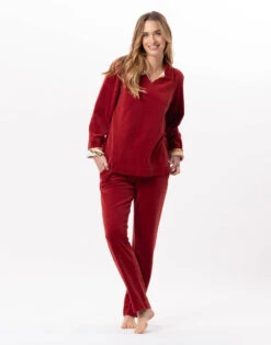 Jogging En Velours ALLEGRA 822 Tomette