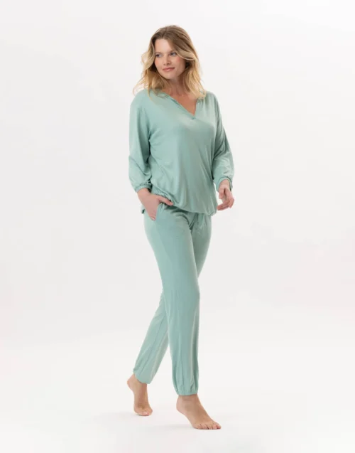 Jogging En Viscose RAMATUELLE 902 Vert D'eau 10 Jogging En Viscose RAMATUELLE 902 Vert D'eau -Pyjama Chic Femme Magasin jogging en viscose ramatuelle 902 vert d eau 3
