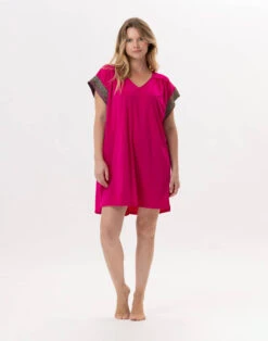 Kaftan En Jersey PAMPELONNE 940 Fuchsia