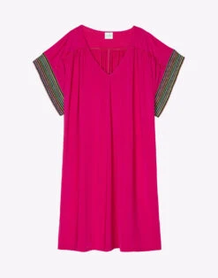 Kaftan En Jersey PAMPELONNE 940 Fuchsia -Pyjama Chic Femme Magasin kaftan en jersey pampelonne 940 fuchsia 6