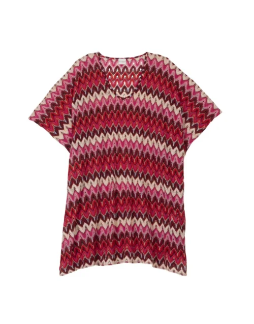 Kaftan En Maille Ajourée BAHIA 740 Rose Multico 13 Kaftan En Maille Ajourée BAHIA 740 Rose Multico -Pyjama Chic Femme Magasin kaftan en maille ajouree bahia 740 rose multico 6