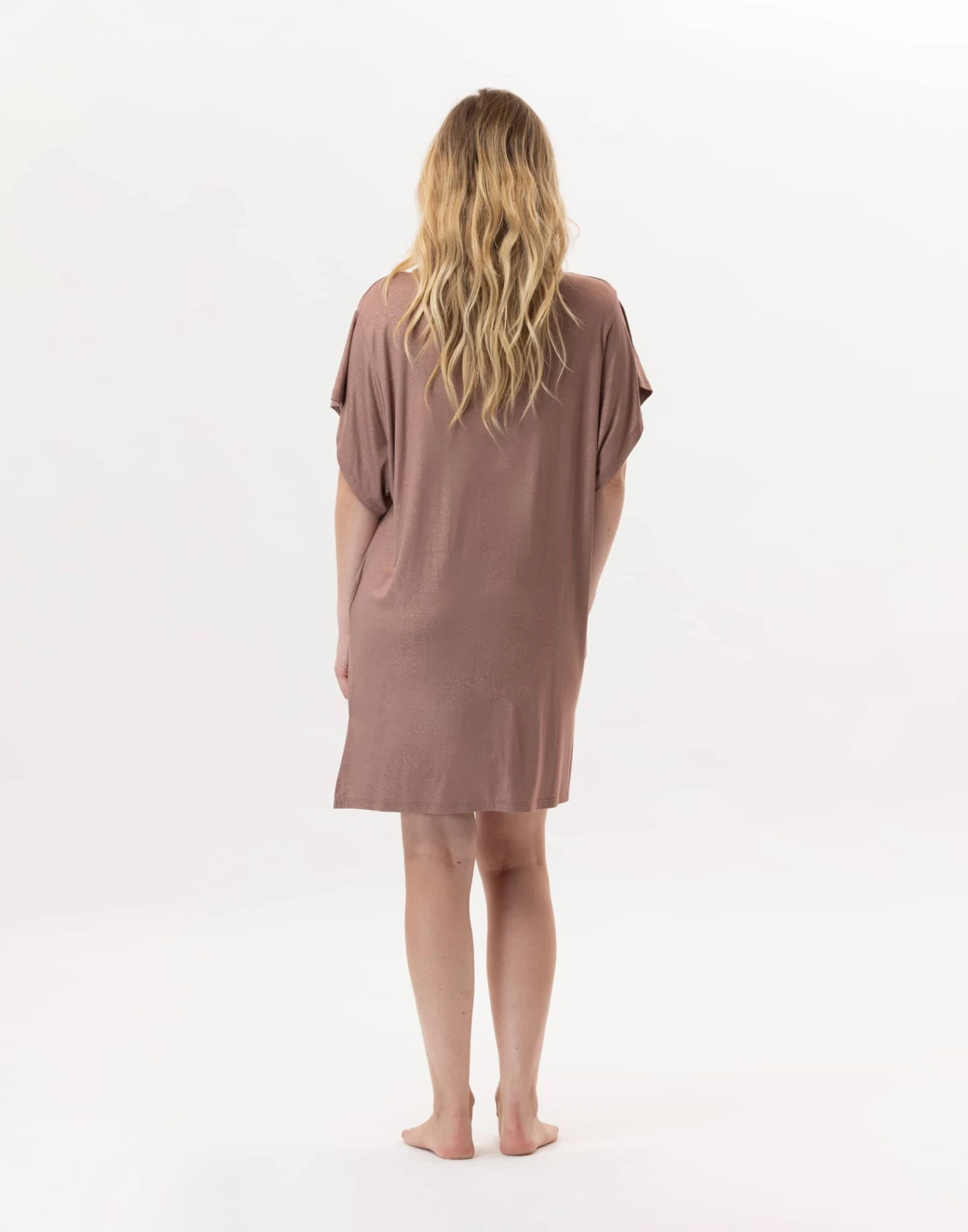 Kaftan En Viscose RAMATUELLE 940 Sable 6 Kaftan En Viscose RAMATUELLE 940 Sable – Image 6