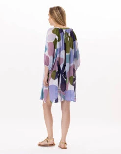 Kaftan En Voile De Coton PORQUEROLLES 940 Multico 11 Kaftan En Voile De Coton PORQUEROLLES 940 Multico -Pyjama Chic Femme Magasin kaftan en voile de coton porquerolles 940 multico 4