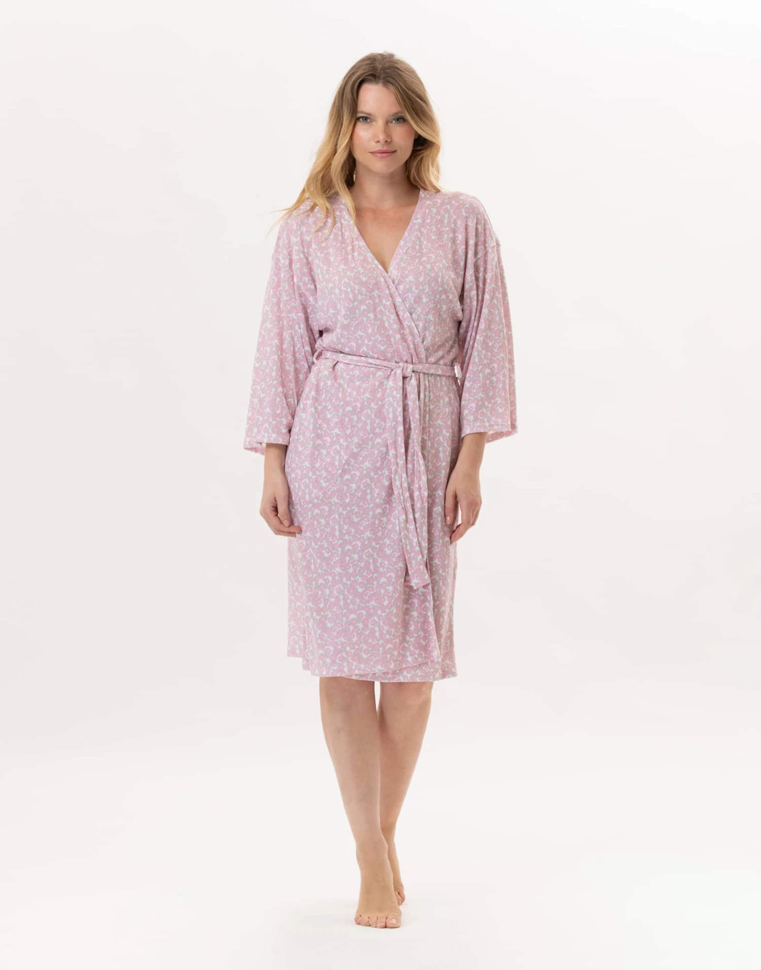 Kimonoen Viscose CALISSON 960 Rose 1 Kimonoen Viscose CALISSON 960 Rose