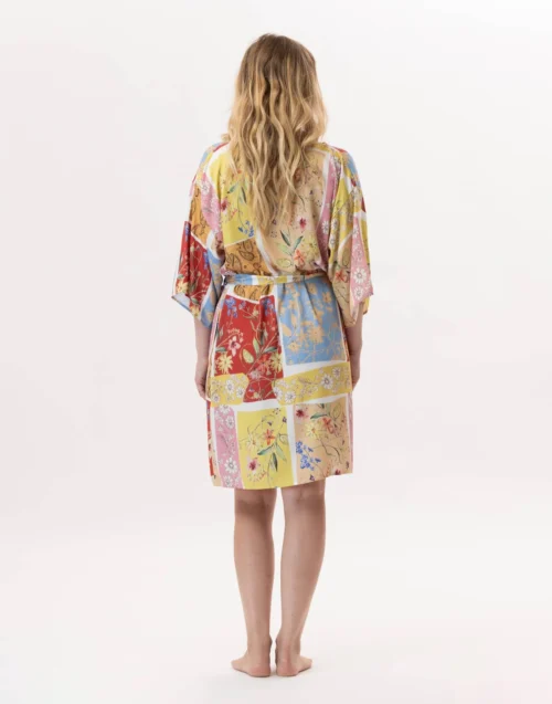 Kimonoen Viscose ESTEREL 960 Rose -Pyjama Chic Femme Magasin kimono en viscose esterel 960 rose 5