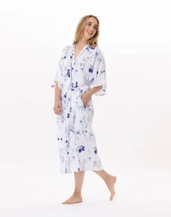 Kimono En Viscose VALENSOLE 960 Multico -Pyjama Chic Femme Magasin kimono en viscose valensole 960 multico 2