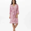 Kimono Imprimé En Viscose élasthanne VICTORIA 760 Fraise