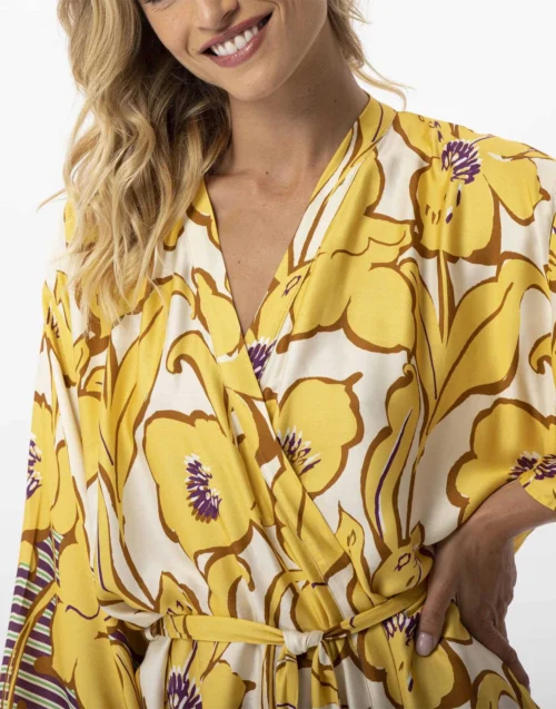 Kimono Imprimé Fleurs En 100% Viscose NÉROLI 760 Multico 8 Kimono Imprimé Fleurs En 100% Viscose NÉROLI 760 Multico -Pyjama Chic Femme Magasin kimono imprime fleurs en 100 viscose neroli 760 multico 2