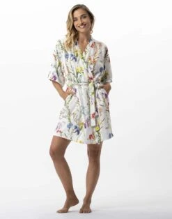 Kimono Imprimé Fleurs En 100% Viscose RIVIERA 760 Multico